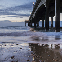 Buy canvas prints of By the pier by Phil Wareham