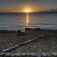 Buy canvas prints of Sunrise from Calshot by Phil Wareham