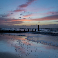Buy canvas prints of Seaside Reflections by Phil Wareham
