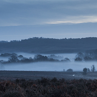 Buy canvas prints of Mist in the valley by Phil Wareham