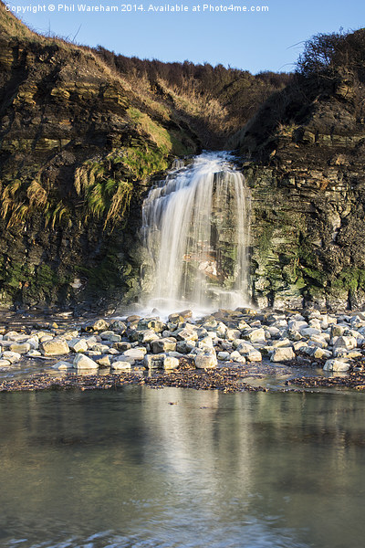 Kimmeridge Waterfall Picture Board by Phil Wareham