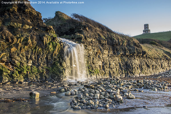 Kimmeridge Waterfall and Folly Picture Board by Phil Wareham