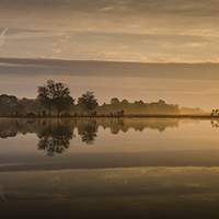 Buy canvas prints of Whitten Pond Sunrise by Phil Wareham