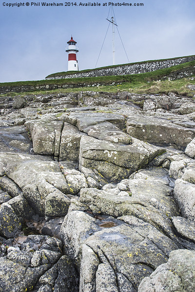 Torshavn Lighthouse Picture Board by Phil Wareham