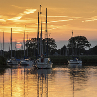 Buy canvas prints of Stour Sunset by Phil Wareham