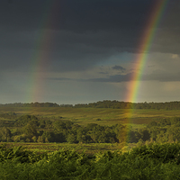 Buy canvas prints of Rainbows at Mogshade by Phil Wareham