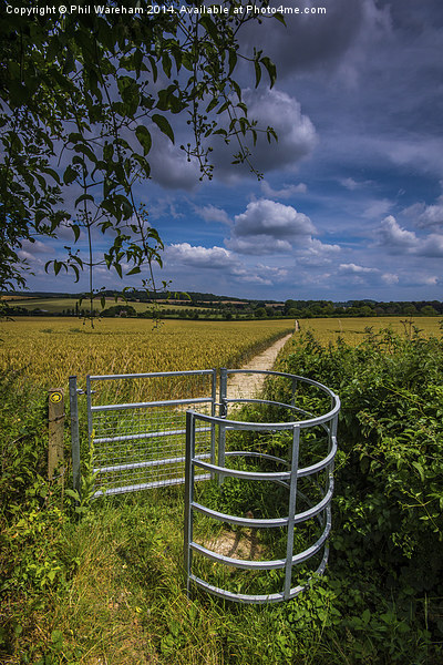 Kissing Gate Picture Board by Phil Wareham