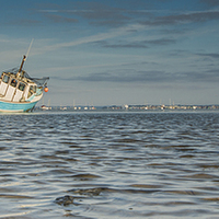 Buy canvas prints of  Low Tide by Phil Wareham