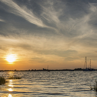 Buy canvas prints of  Harbour Sunset by Phil Wareham