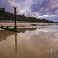 Buy canvas prints of  Canford Cliffs Beach by Phil Wareham