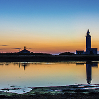 Buy canvas prints of  Lighthouse at Hurst castle by Phil Wareham