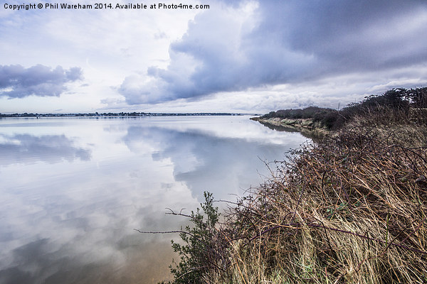 Christchurch Harbour Picture Board by Phil Wareham