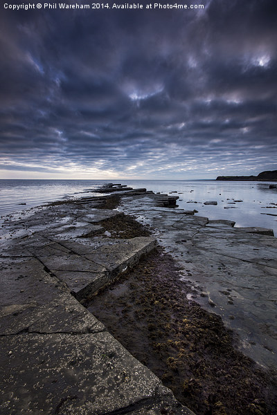  Stormy over  Kimmeridge Picture Board by Phil Wareham