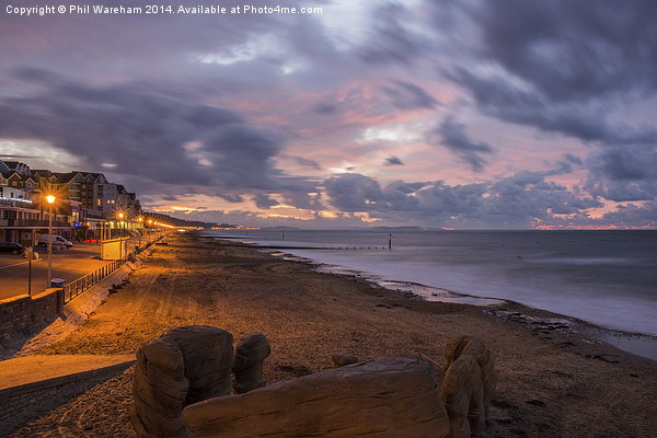  Seafront at Dawn Picture Board by Phil Wareham