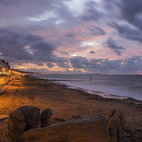 Buy canvas prints of  Seafront at Dawn by Phil Wareham