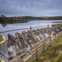 Buy canvas prints of  Dartmoor Reservoir by Phil Wareham