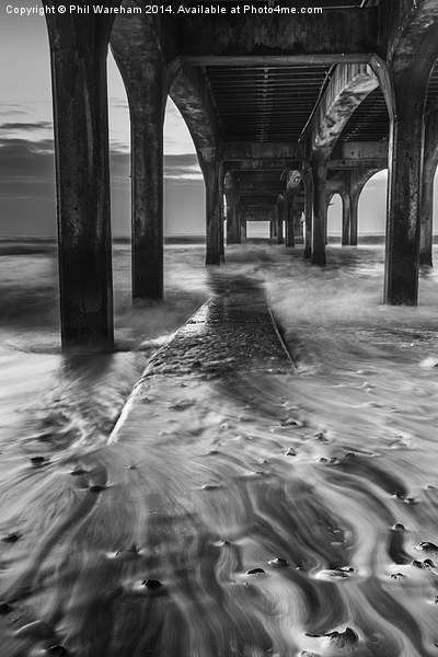  Under the Pier Picture Board by Phil Wareham