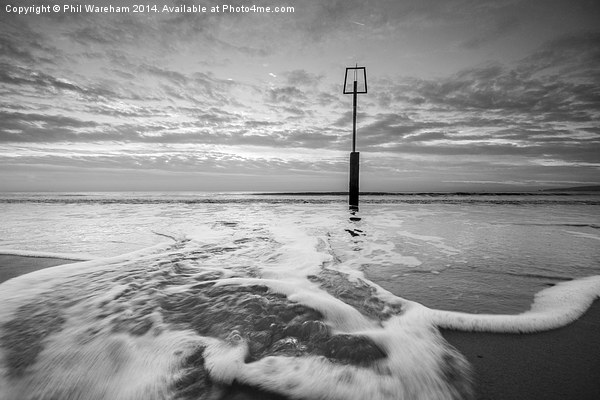  Branksome Black and White Picture Board by Phil Wareham