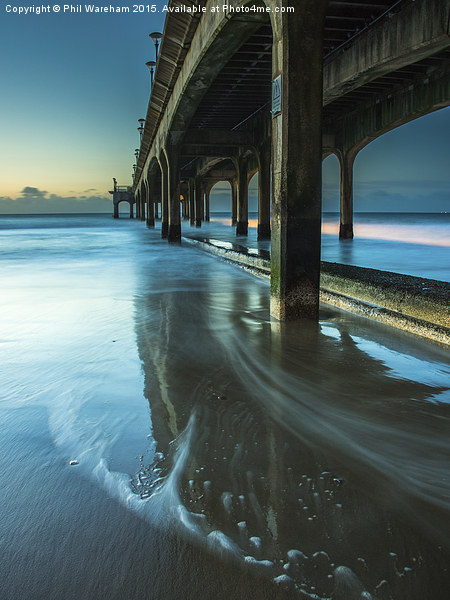  The Pier at Sunrise Picture Board by Phil Wareham