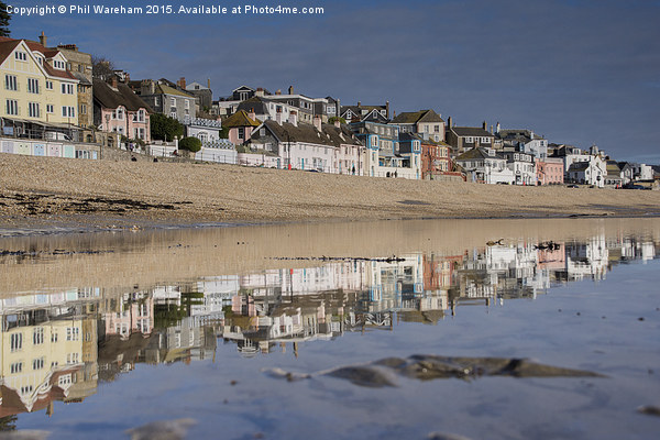  Low tide at Lyme Regis Picture Board by Phil Wareham