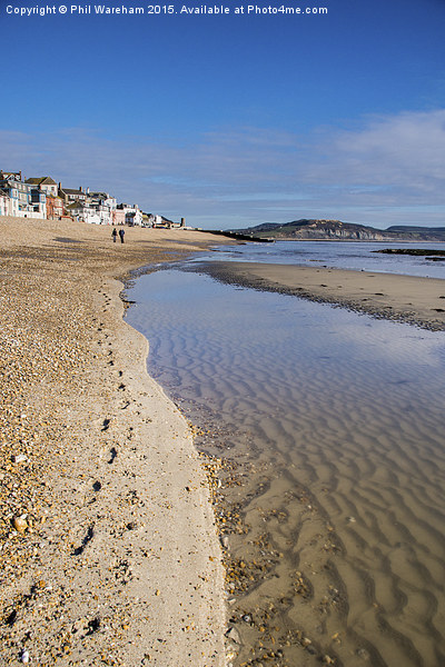  Seaside Footprints Picture Board by Phil Wareham