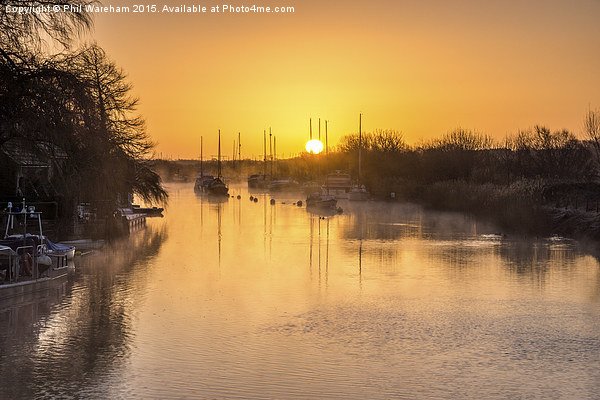 River Frome Wareham Picture Board by Phil Wareham