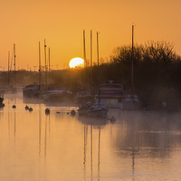 Buy canvas prints of  Sunrise over the Frome by Phil Wareham