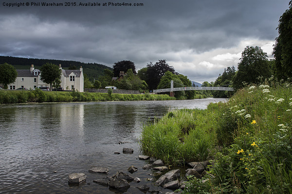  River Tweed, Peebles Picture Board by Phil Wareham