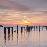 Buy canvas prints of  Swanage Sunrise by Phil Wareham