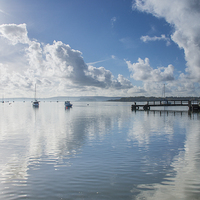 Buy canvas prints of  Rockley Reflections by Phil Wareham