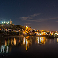 Buy canvas prints of Whitby at Night by Phil Wareham