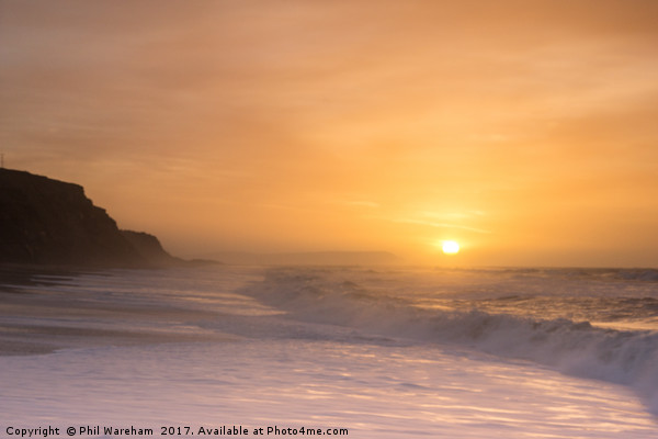 Hengistbury Head Sunrise Picture Board by Phil Wareham