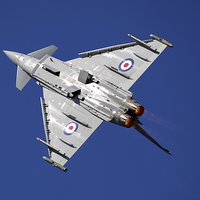 Buy canvas prints of  Eurofighter Typhoon FGR4 (ZK349) from RAF Synchro by Andrew Watson