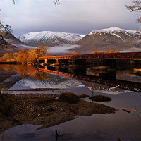 Buy canvas prints of Bridge Across Loch Awe by James MacRae