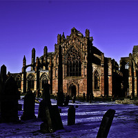 Buy canvas prints of Melrose Abbey by James MacRae