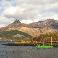 Buy canvas prints of The Pap of Glencoe by Jack Byers