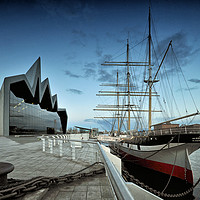 Buy canvas prints of The Glenlee at the Riverside by Jack Byers