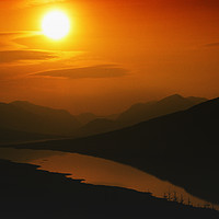 Buy canvas prints of     Highland Sunset                            by Jack Byers