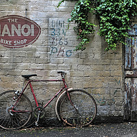 Buy canvas prints of  The Hanoi Bike Shop Resturant by Jack Byers