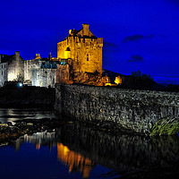 Buy canvas prints of Evening at Eileen Donan Castle by Jack Byers
