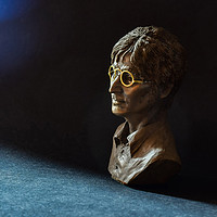 Buy canvas prints of John Lennon a Portrait by Jack Byers