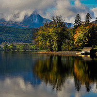 Buy canvas prints of Loch Ard Reflection by Jack Byers