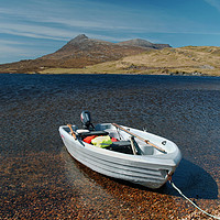 Buy canvas prints of A calm Loch Assynt                              by Jack Byers