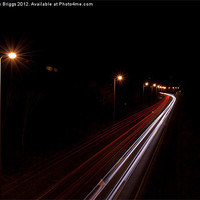 Buy canvas prints of Light Trails by Keith Briggs