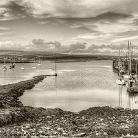 Buy canvas prints of Port St Mary Harbour by Julie  Chambers