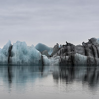 Buy canvas prints of Jokulsarlon Glacier Lagoon Iceland  by Julie  Chambers