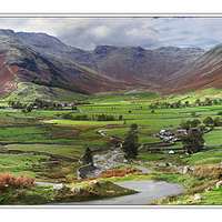 Buy canvas prints of The Langdale Fell by Donald Parsons