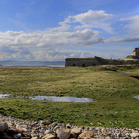 Buy canvas prints of Lindisfarne Castle  by Donald Parsons
