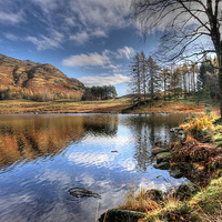 Buy canvas prints of  Blea Tarn, Cumbria, UK by Donald Parsons