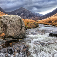 Buy canvas prints of Mountain Stream, Glen Rosa, Isle of Arran by Donald Parsons